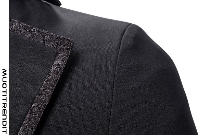 ceremonian miesten puku takki muoti herrasmies iltapuku musta