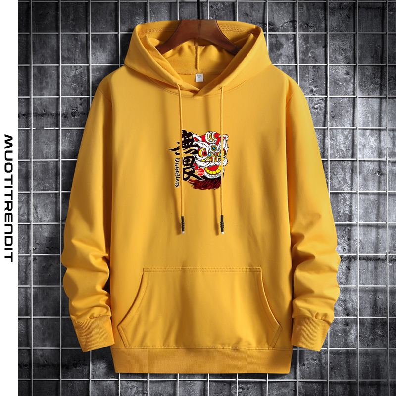 designer hooded jacket hip hop miesten huppari trend sininen