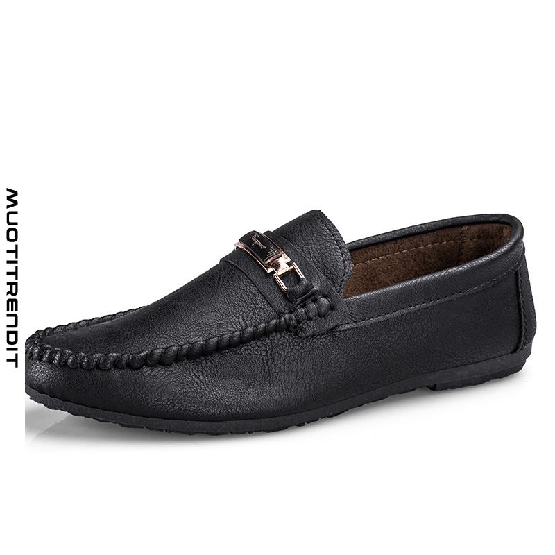 klassiset miesten kengät nahkaiset kengät rento ja mukava musta