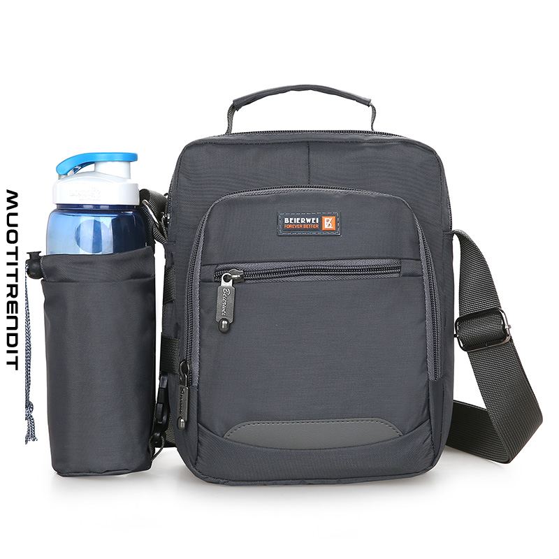 olkalaukku olkalaukku casual water cup bag male grey